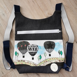LETTI BackPack - hőlégballon - táska & tok - hátizsák - kishátizsák - Meska.hu