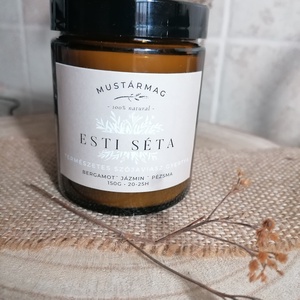 Esti séta szójaviasz illatgyertya, poharas gyertya tetővel - otthon & életmód - gyertya, illat, aroma - gyertya - Meska.hu Esti séta szójaviasz illatgyertya, poharas gyertya tetővel - otthon & életmód - gyertya, illat, aroma - gyertya - Meska.hu