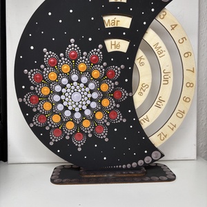 Öröknaptár 25cm magas, Otthon & Életmód, Dekoráció, Fali és függő dekoráció, Falinaptár & Öröknaptár, Festészet, Festett tárgyak, MESKA