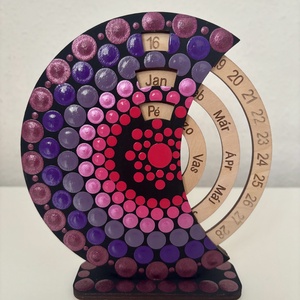 Öröknaptár, Otthon & Életmód, Dekoráció, Fali és függő dekoráció, Falinaptár & Öröknaptár, Festészet, Festett tárgyak, MESKA