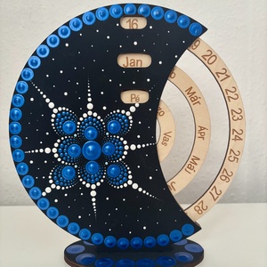 Öröknaptár, Otthon & Életmód, Dekoráció, Fali és függő dekoráció, Falinaptár & Öröknaptár, Festészet, Festett tárgyak, MESKA