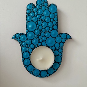 Mécsestartó, Otthon & Életmód, Gyertya, illat, aroma, Mécses és mécsestartó, Festészet, Festett tárgyak, MESKA