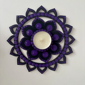 Mécsestartó, Otthon & Életmód, Gyertya, illat, aroma, Mécses és mécsestartó, Festett tárgyak, Festészet, MESKA