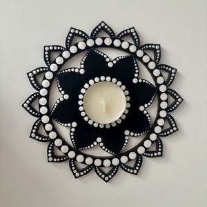 Mécsestartó, Otthon & Életmód, Gyertya, illat, aroma, Mécses és mécsestartó, Festészet, Festett tárgyak, MESKA