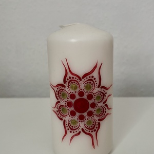 Gyertya, Otthon & Életmód, Gyertya, illat, aroma, Gyertya, Festészet, Festett tárgyak, MESKA