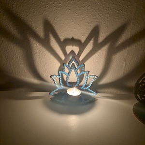 Lótuszvirág árnyéklámpa - otthon & életmód - gyertya, illat, aroma - mécses és mécsestartó - Meska.hu