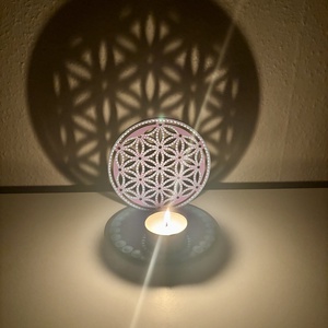 Életvirág árnyéklámpa - otthon & életmód - gyertya, illat, aroma - mécses és mécsestartó - Meska.hu