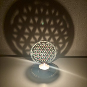 Életvirág árnyéklámpa - otthon & életmód - gyertya, illat, aroma - mécses és mécsestartó - Meska.hu