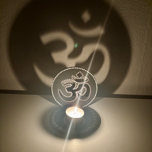 Ohm árnyéklámpa - otthon & életmód - gyertya, illat, aroma - mécses és mécsestartó - Meska.hu