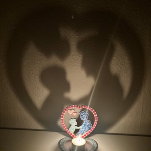 Apa-fia árnyéklámpa - otthon & életmód - gyertya, illat, aroma - mécses és mécsestartó - Meska.hu