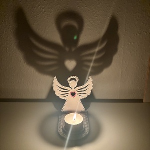 Angyalka árnyéklámpa - otthon & életmód - gyertya, illat, aroma - mécses és mécsestartó - Meska.hu