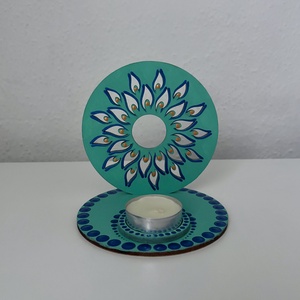 Árnyéklámpa, Otthon & Életmód, Gyertya, illat, aroma, Mécses és mécsestartó, Festett tárgyak, Festészet, MESKA