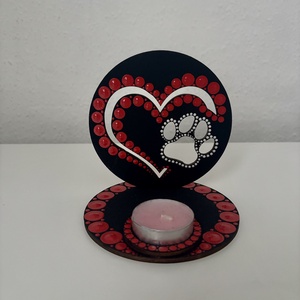 Tappancs szív árnyéklámpa - otthon & életmód - gyertya, illat, aroma - mécses és mécsestartó - Meska.hu