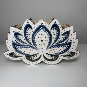 Lótuszvirág lámpa - otthon & életmód - lámpa - hangulatlámpa - Meska.hu