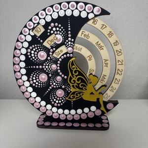 Tündéres Öröknaptár, Otthon & Életmód, Dekoráció, Fali és függő dekoráció, Falinaptár & Öröknaptár, Festészet, Festett tárgyak, MESKA