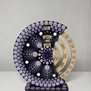 Öröknaptár, Otthon & Életmód, Dekoráció, Fali és függő dekoráció, Falinaptár & Öröknaptár, Festészet, Festett tárgyak, MESKA