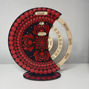 Öröknaptár, Otthon & Életmód, Dekoráció, Fali és függő dekoráció, Falinaptár & Öröknaptár, Festészet, Festett tárgyak, MESKA