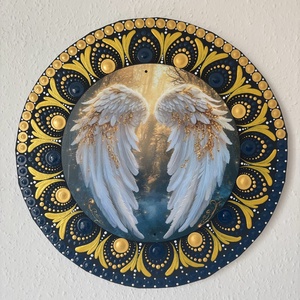 Angyali sugallat, Otthon & Életmód, Dekoráció, Spiritualitás, Mandala, Festészet, MESKA
