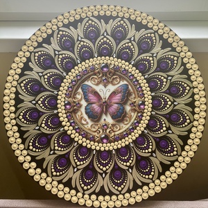 Csodálatos pillangó - otthon & életmód - dekoráció - spiritualitás - mandala - Meska.hu