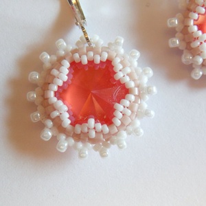  Swarovski fülbevaló - ékszer - fülbevaló - lógó fülbevaló - Meska.hu