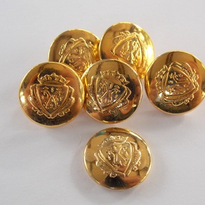  Arany színű  fém gomb 2 - kellékek & szerszámok - gyöngyfűzés kellékek - Meska.hu