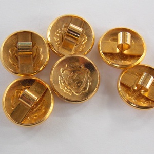  Arany színű  fém gomb 2 - kellékek & szerszámok - gyöngyfűzés kellékek - Meska.hu