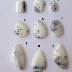 Dendrite  opál - kellékek & szerszámok - gyöngyfűzés kellékek - cabochon - Meska.hu