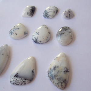 Dendrite  opál - kellékek & szerszámok - gyöngyfűzés kellékek - cabochon - Meska.hu