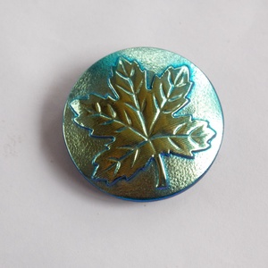 Juharfa levél  33mm  - kellékek & szerszámok - gyöngyfűzés kellékek - cabochon - Meska.hu