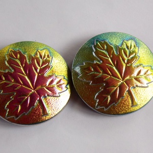 Juharfa levél  33mm  - kellékek & szerszámok - gyöngyfűzés kellékek - cabochon - Meska.hu