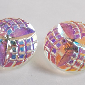 Szivárvány virágok 18mm, Kellékek & szerszámok, Gyöngyfűzés kellékek, Cabochon, Ékszerkészítés, MESKA