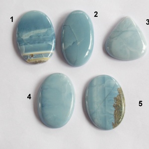 Kék opál , Kellékek & szerszámok, Gyöngyfűzés kellékek, Cabochon, Ékszerkészítés, MESKA