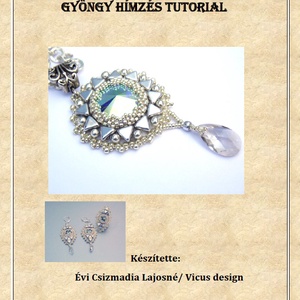 Zúzmara szett  tutorial, DIY (Csináld magad), Fűzésminták, Ékszerkészítés, Gyöngyfűzés, gyöngyhímzés, MESKA