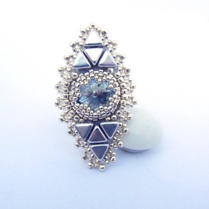 Zúzmara szett  tutorial - diy (csináld magad) - fűzésminták - Meska.hu