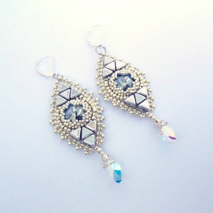 Zúzmara szett  tutorial - diy (csináld magad) - fűzésminták - Meska.hu