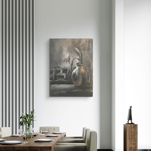 Elhervadt csend - akril festmény - művészet - festmény - akril - Meska.hu