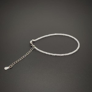 Hegyikristály kapcsos állítható fazettált golyó karkötő 22,5 mm, Ékszer, Karkötő, Ásványkarkötő, , MESKA