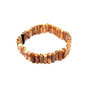 Jáspis kép henger karkötő 12x4mm, Ékszer, Karkötő, Ásványkarkötő, , MESKA