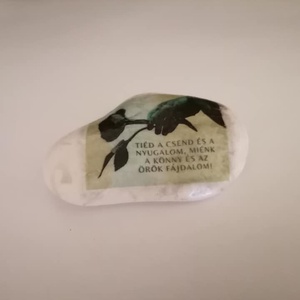 Emlék kavics temetőbe - otthon & életmód - vallás - temetkezési tárgy - Meska.hu