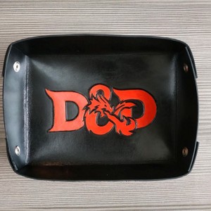 Dungeons and Dragons kockadobó tálca (teljes szimbólum) - játék & sport - táblajáték és kártyajáték - társasjátékok - dobókocka - Meska.hu