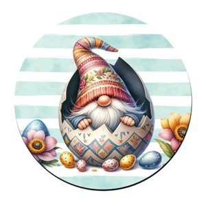 3 db cuki húsvéti manó kör alakú alátét szett (#23) -  - Meska.hu