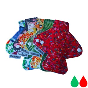 5db 16cm mosható tisztasági betét meglepetés mintával, Szépségápolás, Intim higiénia, Tisztasági betét, , MESKA