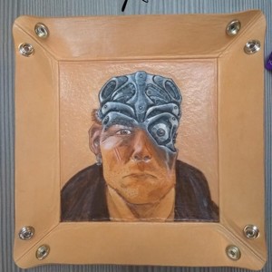 Cyborg kockadobó tálca - játék & sport - táblajáték és kártyajáték - társasjátékok - dobókocka - Meska.hu