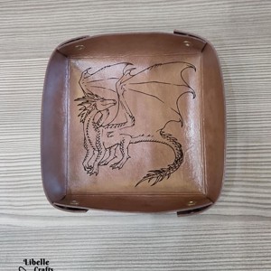 Sárkány mintás kockadobó tálca - 1, Játék & Sport, Szerepjáték, , MESKA