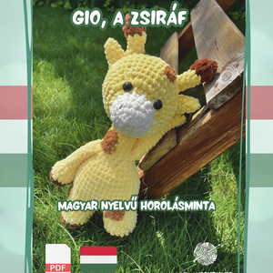 Amigurumi horgolásminta - Gio, a zsiráf - Meska.hu