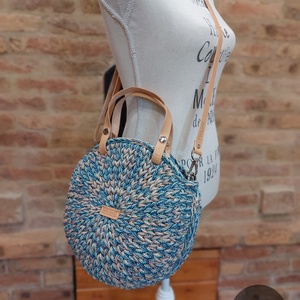 Horgolt női körtáska KARIBI színben - Crossbody - táska & tok - kézitáska & válltáska - vállon átvethető táska - Meska.hu