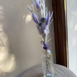 Szárazvirág csokor vázában - otthon & lakás - dekoráció - virágdísz és tartó - váza - Meska.hu