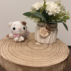 Horgolt cica, Játék & Sport, Plüssállat & Játékfigura, Cica, Horgolás, MESKA