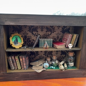 Varázslatos falikép, shadowbox,roombox,3d falikép - Meska.hu