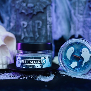 Szellemjárás szójaviasz illatgyertya, Otthon & Életmód, Gyertya, illat, aroma, Gyertya, Gyertya-, mécseskészítés, MESKA